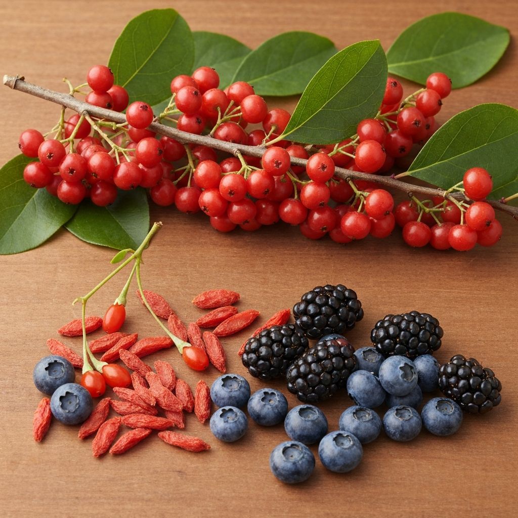 Beeren an Sträuchern